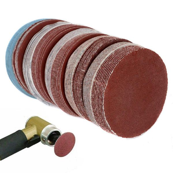 

100pcs 3 inch 75mm sandpaper sander disc mix sanding polishing pad 80-3000 grits