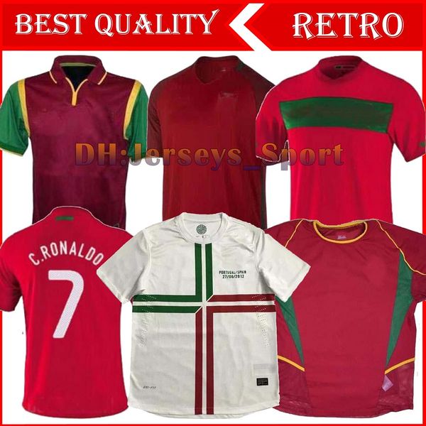 

1998 1999 2010 2012 2016 2004 2002 retro portugal soccer jersey rui costa figo ronaldo football shirts camisetas de fútbol uniforms s-xxl, Black;yellow