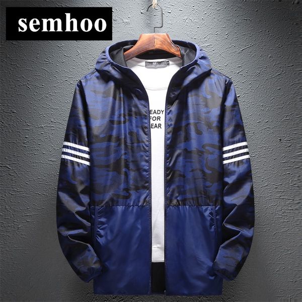 

2020 new jacket sports jacket men's hooded spring and autumn thin section running dark flower trend fashion top, Black;brown