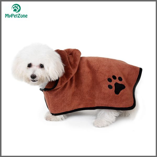 

dog cat bathrobe pet dog bath towel for small medium large dogs microfiber super absorbent pet drying towel