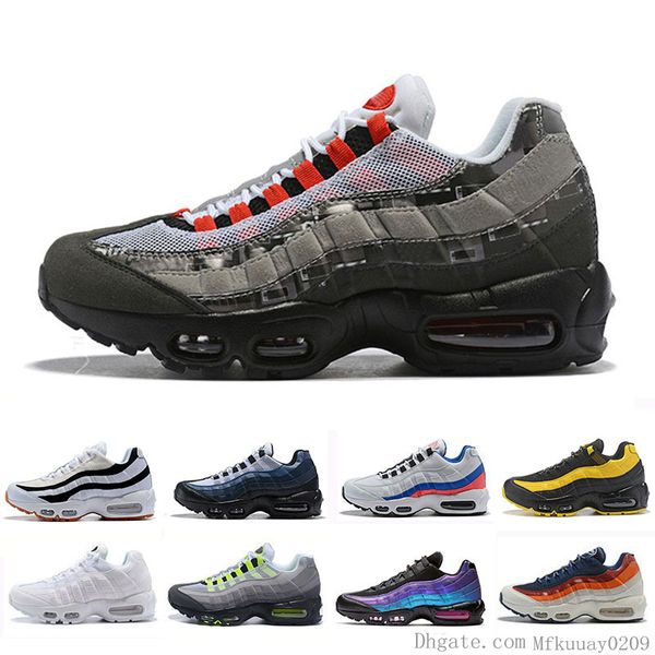 

дешевый лазерный фуксия chaussures og женщин людей кроссовки classic black red white спортивный тренер поверхностный открытый спорт кроссовк