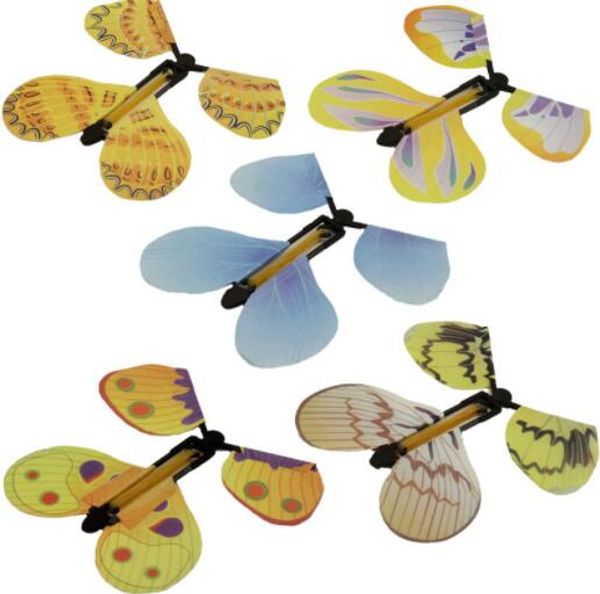 2019 новые пластиковые бабочки Летающие бабочки Изменение с пустыми руками Свобода Бабочка Магия Реквизит Крисс