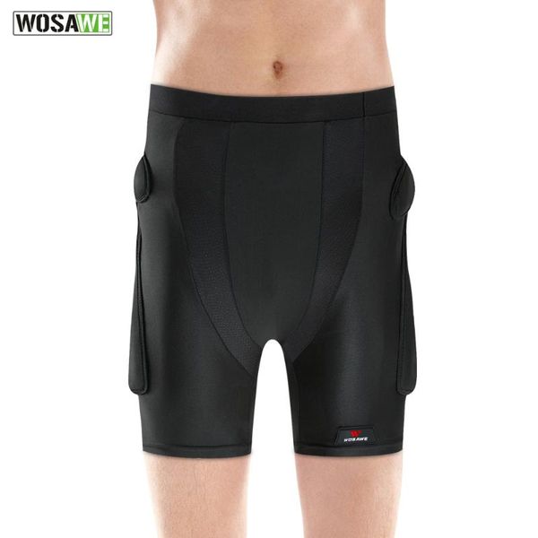 

wosawe men skating protection hip padded shorts motorcycle sport short pants snowboard sports outdoor extreme sports shorts