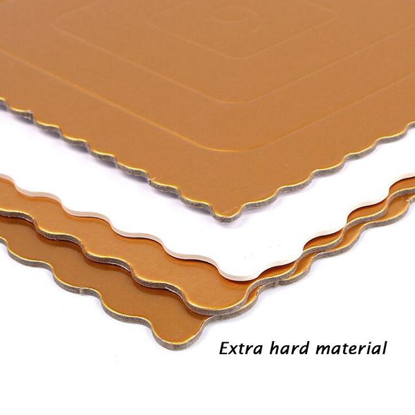 

20pcs/set round/square mousse cake boards gold paper cupcake dessert displays tray wedding birthday cake pastry decorative tool