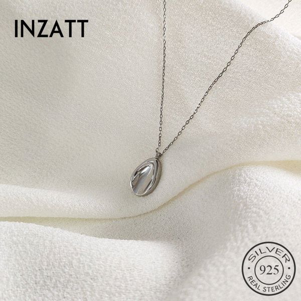 

other inzareal 925 sterling silver geometry choker necklace for fashion women party fine jewelry minimalist cute accessories