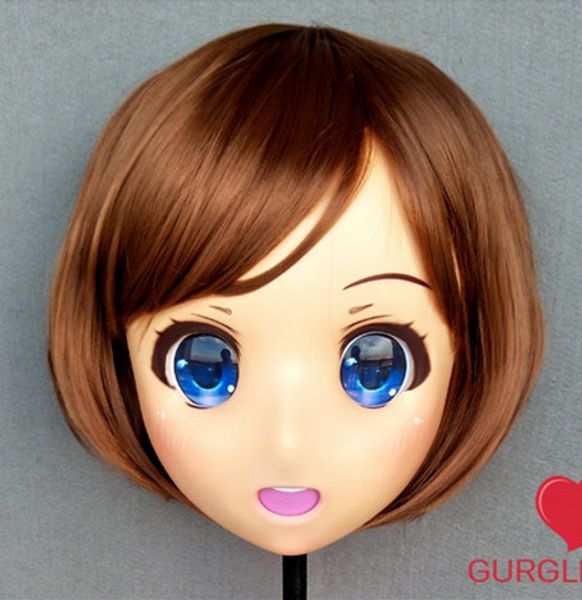 

gl mask 36) real lifesize halloween party bjd baby doll аниме маска косплей киг аниме силиконовые маски cosplay kigurumi крест одевания, Black;red
