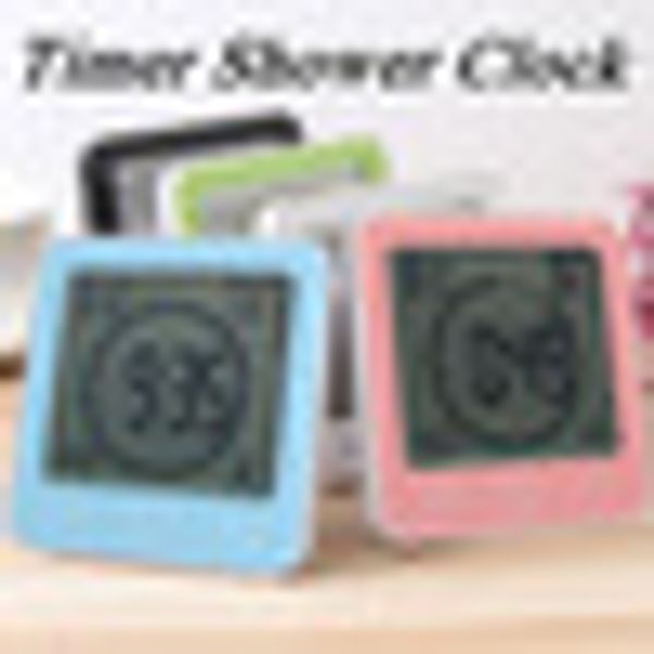 

waterproof lcd digital wall clocks shower bath wall suction clock timer countdown alarm temperature humidity meter home decor