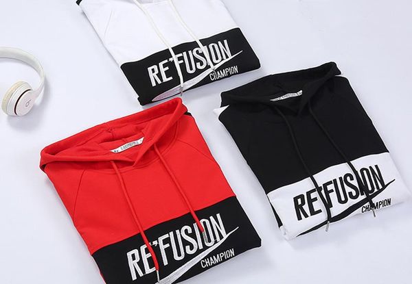 

autumn mens designer hoodies with letter embroidery hooded sweatshirts hip-hop casual contrast color pullover hoodies for men clothing m-3xl