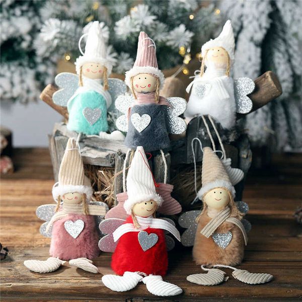 

toy doll christmas ornaments angel tree plush pendants decoration home