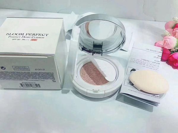 

Роскошный макияж BLOOM Perfect FOND DE TEINT Foundation BB / CC Подушка для лица для пудры 010 # С сумкой