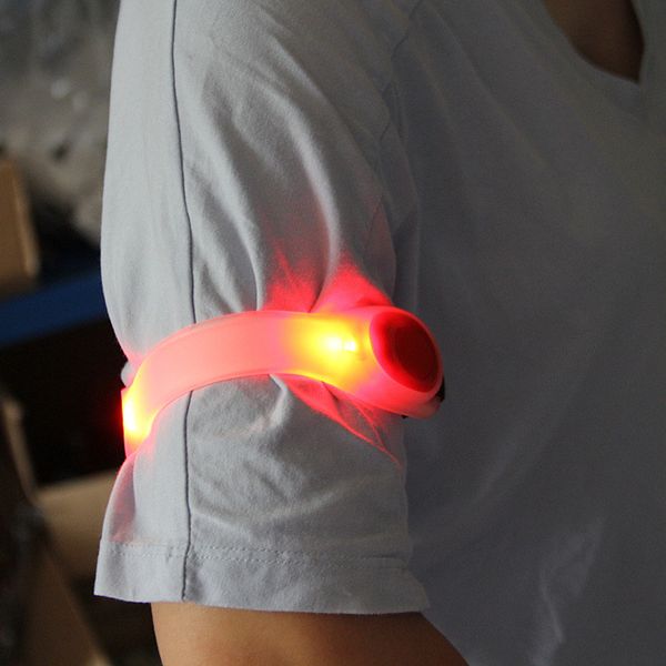 

armband lamp wrist lamp adjustable reflective outdoor night sports cycling accessories portable armband running led safety light, Black