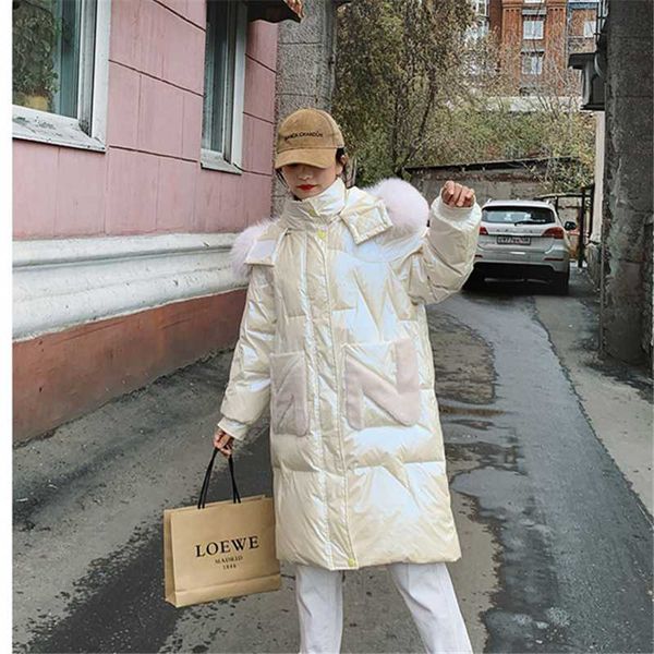 

зимняя куртка новый вниз пальто с капюшоном длинный утепленная 90% утка вниз высокого качества сгущать света, Black