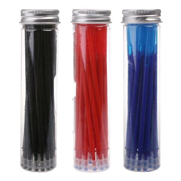 

20pcs/set erasable gel pen refill rod magic blue black red ink writing tool stationery school office supplies h7ec