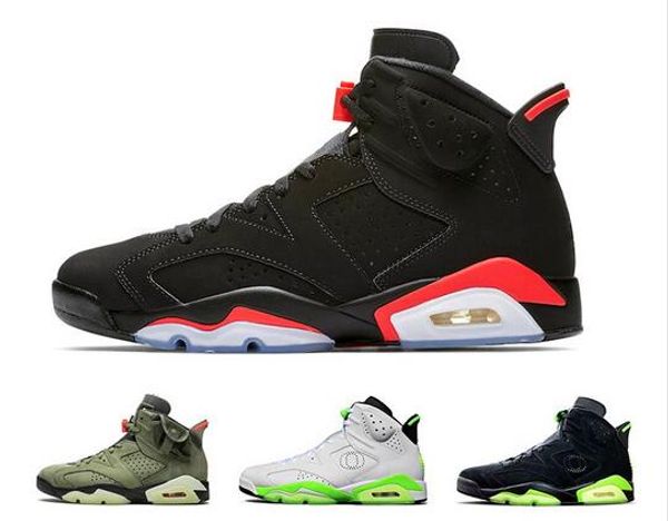 

новые красные 6 баскетбол обувь 2019 6с черный инфракрасная мужчины женщины hombre моды basket мужской тренер спортивные кроссовки размер 7