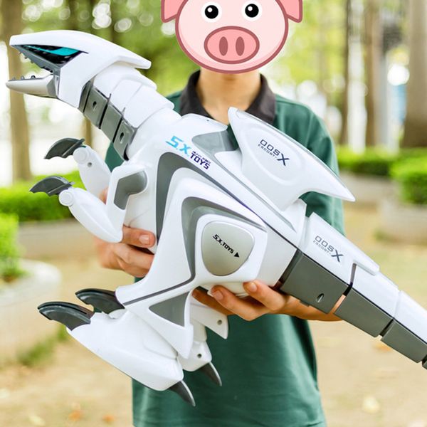 

remote control electric dinosaur smart early education can talk walk voice children boys birthday toys c2212