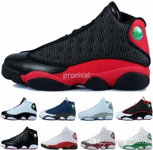 

дешевые 13 xiii обувь баскетбол для мужчин mens высокого качества 13s спортивный спорт кроссовки кроссовки обувь черный красный размер us 7