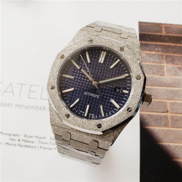 

мужские топ идеальный механические часы дизайнерские часы 2019 новые спортивные часы из нержавеющей стали золото и серебро скрабы чехол#3018, Slivery;brown