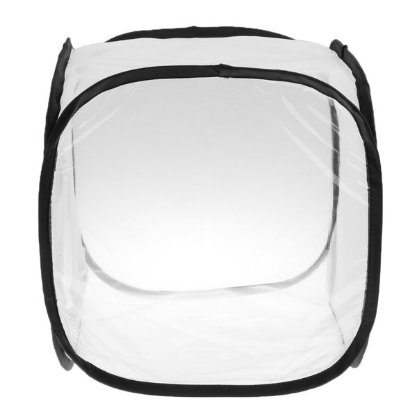 

collapsible insect and butterfly habitat white net terrarium breeding cage