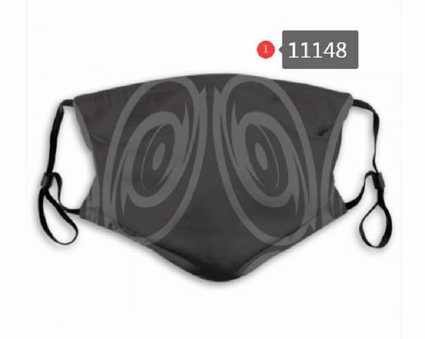

whoelsale gators college student designer face mask 5 layer activated carbon filter waterproof breathable mask m-shaped nose clip mask c114