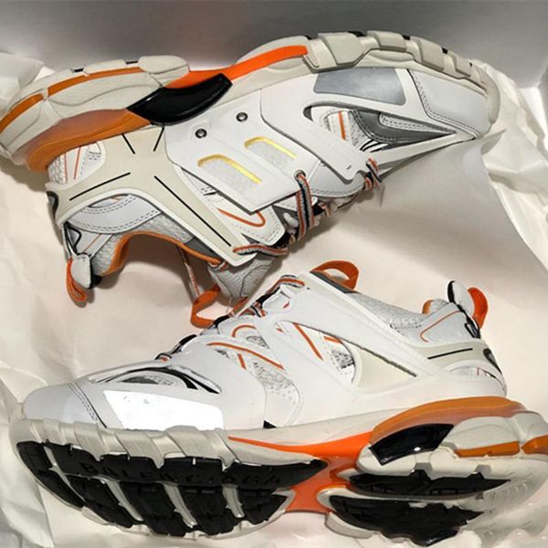 

дизайнерские горячие аутентичные женщины тройной неуклюжим sneaker обувь выпуск 3.0 tess s париж трек мужчины gomma maille черных для повсед, Black