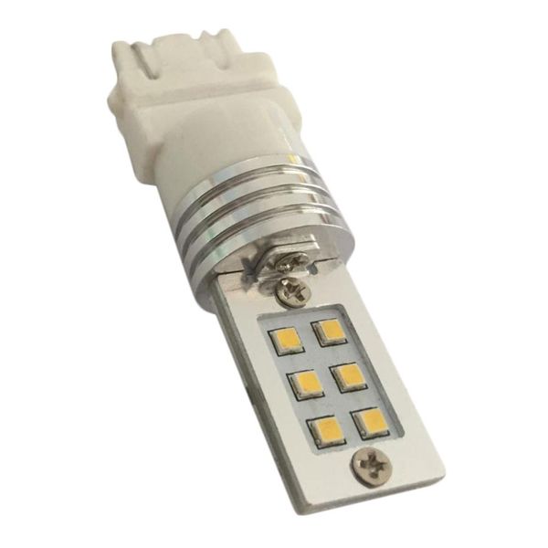 

1pc 3156 12led 6w universal practical car turn signal reverse light white light vehicle bulb car rear sbulbs