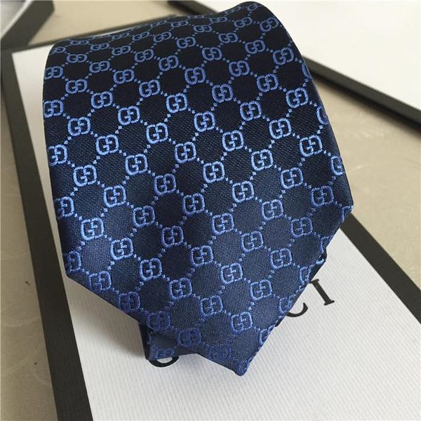 

2019 new fashion tie 7.0cm luxury men's tie r silk jacquard bow tie, wedding business tie gift box packaging, Blue;purple