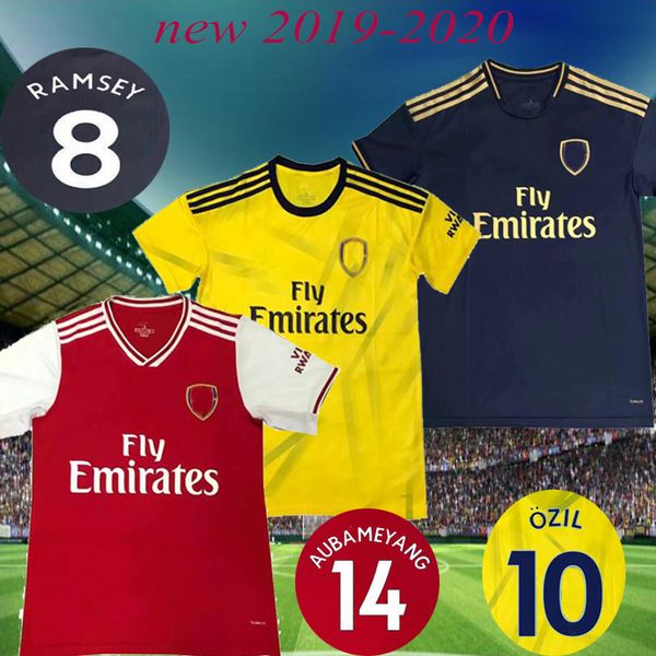 

19 20 men occer jer ey maillot de football hirt Ãzil cami a de futebol