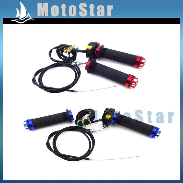 

handle grips + throttle cable + kill sswitch for 2 stroke 49cc 50cc 60cc 66cc 80cc engine gas motorized bicycle push bike