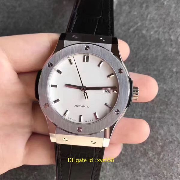 

classcial luxury mens watches stable cal.1112 automatic wristwatches waterproof sapphire glass diameter 42mm swiss watch, Slivery;brown