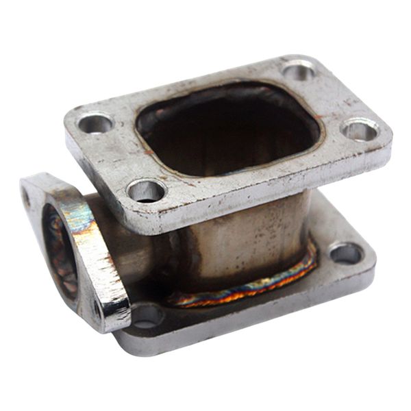 

t3-t3 turbo adapter, t3-t3 stainless steel turbo manifold adapter 38mm flange outlet turbo swap project for automotive accessory