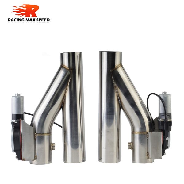 

2' 2.25' 2.5' 2.75' 3' stainless steel exhaust pipe type y 1 drag 2 cutout pipe with switch button dyys