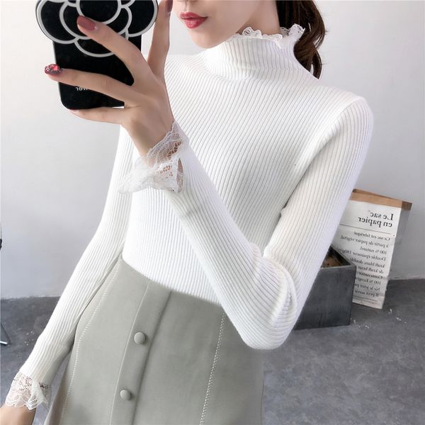 

woman sweaters designer sweater women high knitted sweater women winter patchwork long sleeve women sweaters pullovers female pull femme, White;black