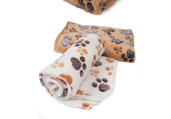 

dog bed cat mats pet blanket soft coral fleece warm sleeping beds cover mat for small medium dogs cats pet supplies