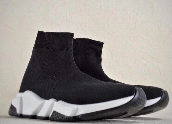 

luxury sock casual shoes speed trainer designer sneakers speed runner all black men and women sports shoes size f45