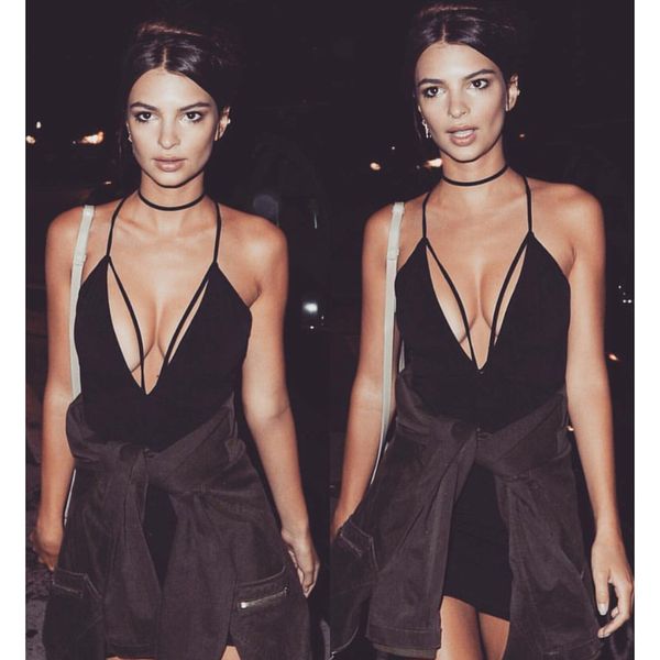 

6509 zhenya nightclub dress deep v straps tight straps dress bandage, White;black