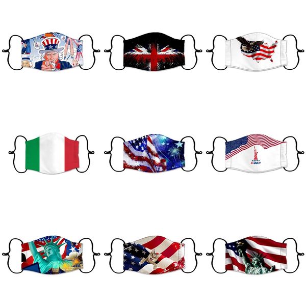 

designer masks reusable protective pm2.5 filter printing mouth mask anti dust face mask windproof mouth-muffle 84 styles damon020 #779