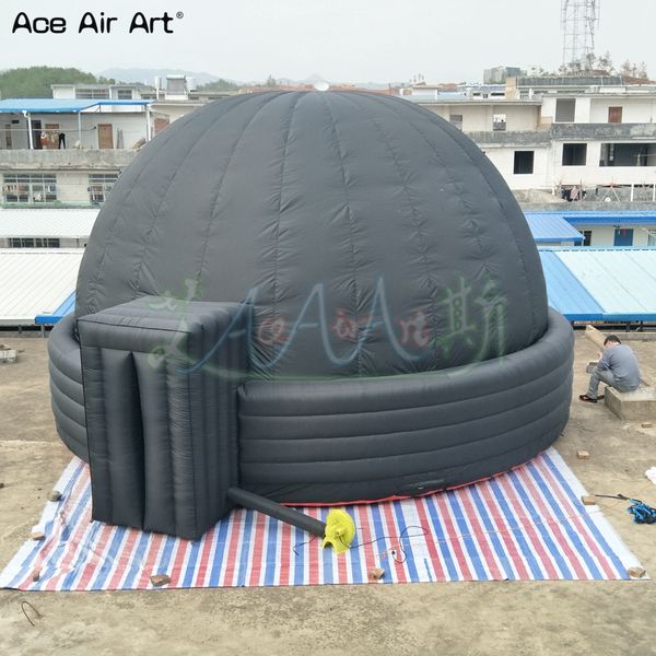 Descoberta inflável de Black Projetado Iglo Igloo Starlab Dome Igloo com 5 anel e porta com desconto