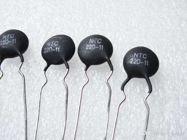 

22d-11 thermistor ntc negative temperature pitch 7.5mm diameter 10