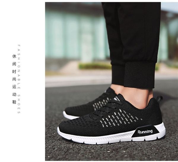 

fashion men shoes mesh breathable sneakers walking male footwear new comfortable lightweight running shoes c-200301107