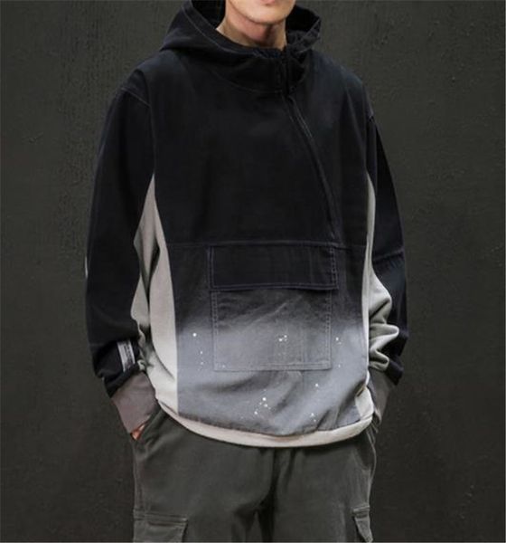 

plus mens designer hoodies long sleeve crew neck mens hooded sweatshirts pullover mens casual hoodies, Black