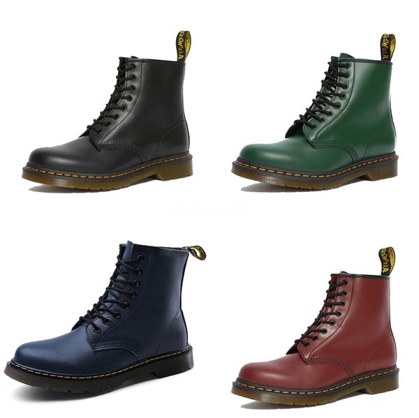 

2020 suede leather man boot winter men boots ankle shoes warm snow velvet fur work martin cowboy motorcycle male shoe lace-up#865, Black