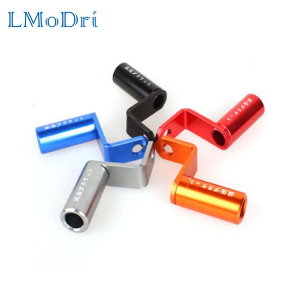 Lmodri Motorcycle Rear View Mirror Holder Mount Clamp Bar