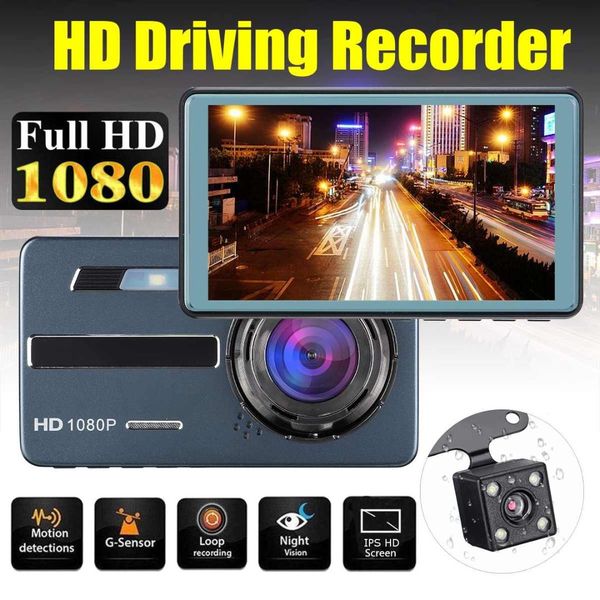 

1080p screen car dvr mirror dash camera dash cam dual lens car camera full hd drive recorder stream rearview mirror