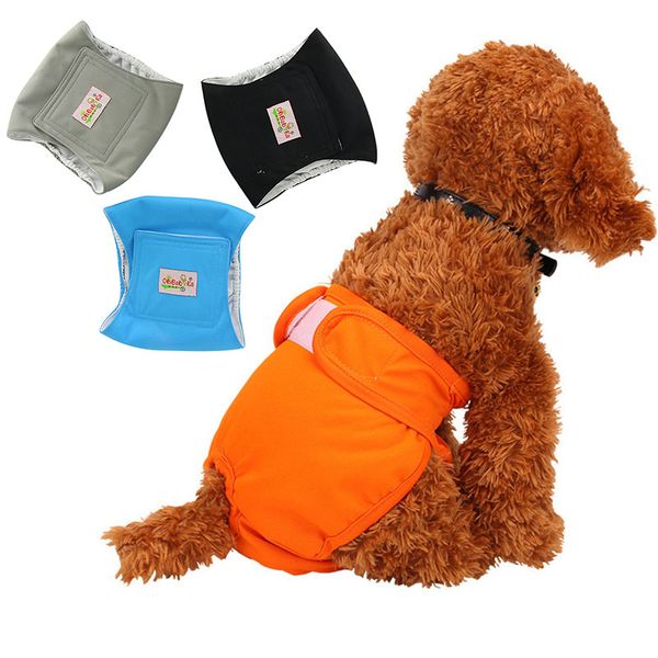 

ohbabyka dog cloth diaper male doggie durable diapers pants dog wrap panties pet underwear sanitary physiological nappies 8color