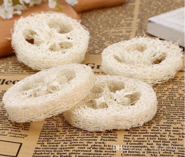 

природные loofah loofah ломтики ручной работы diy люфой мыло инструменты уборщик губка скруббер лица мыльница