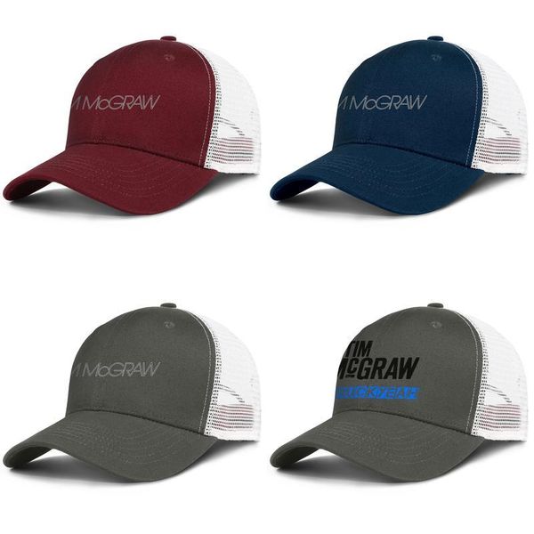 

truck yeah_ tim mcgraw sends new single mens and women adjustable trucker meshcap designer fashion baseball custom original logo artist, Blue;gray