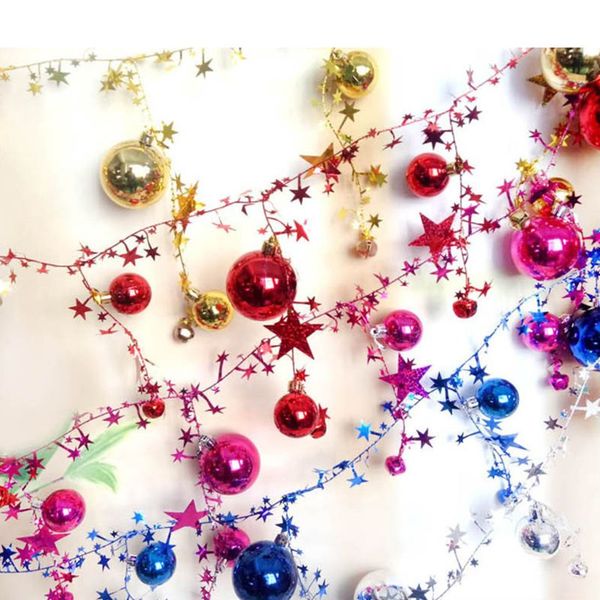 

plastic christmas ball string star christmas tree er festive 72xf