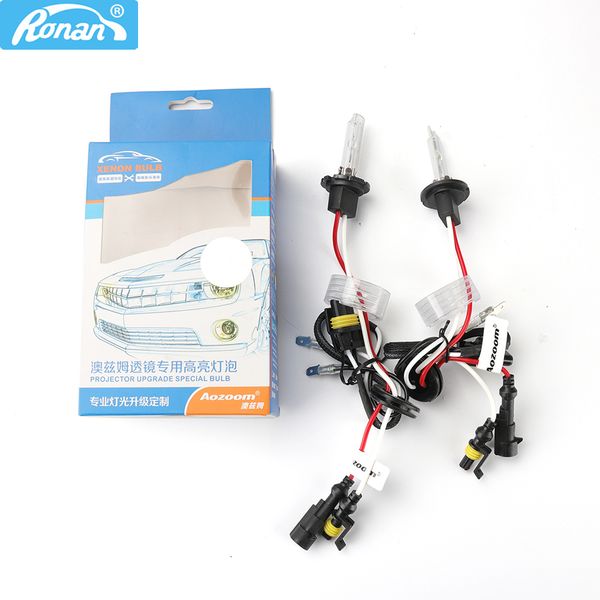

ronan ao-zoom d2h xenon hid ac 35w 12v bulbs headlights parking car styling with 6000k for car retrofit