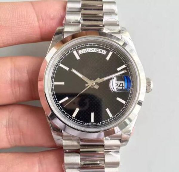 

мужские спортивные часы DayDate 228206 серии 40mm черный циферблат римские цифры Сапфир в