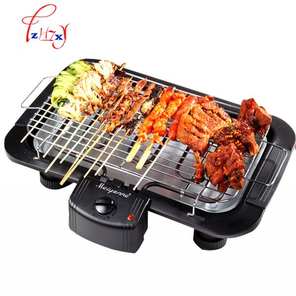 

camp kitchen jbq-01a household electric heating smokeless barbecue grill indoor carbon furnace bbq machine 2000w 1pc